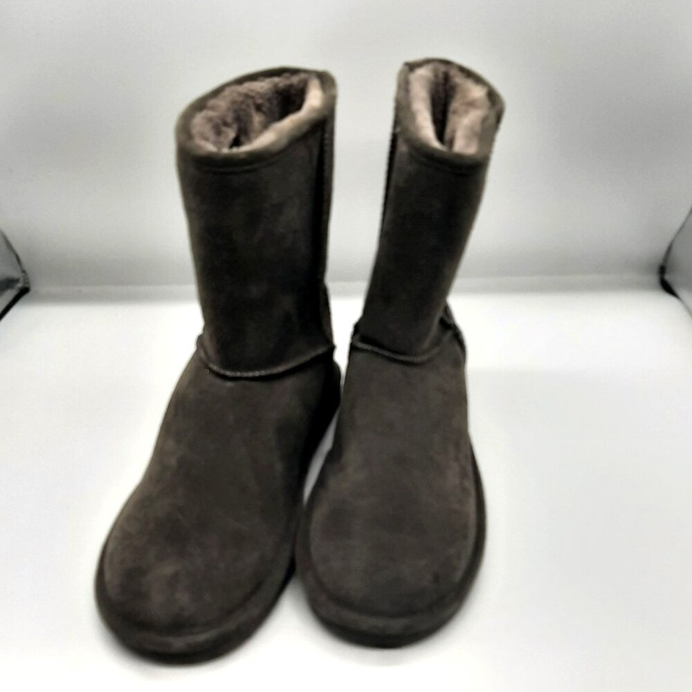 Bjorndal Womens Zadie Brown Faux Fur Lined Leather Upper Winter Boots Size 8M